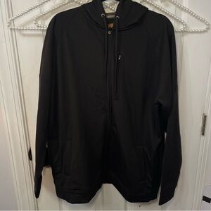 Black Zip-Up Hoodie NEW